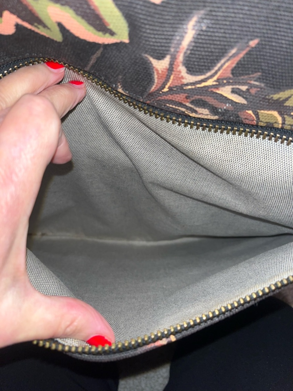 Coach 1941 Scout Backpack Oak Leaf Print On Cavas With Leather Detail - Picture 7 of 16